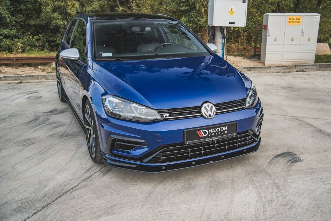 Maxton Design Racing Front Splitter For Volkswagen Golf MK7.5 R (2017-2020)