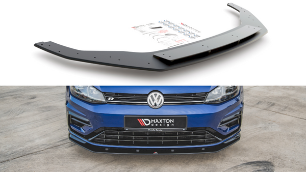 Maxton Design Racing Front Splitter For Volkswagen Golf MK7.5 R (2017-2020)