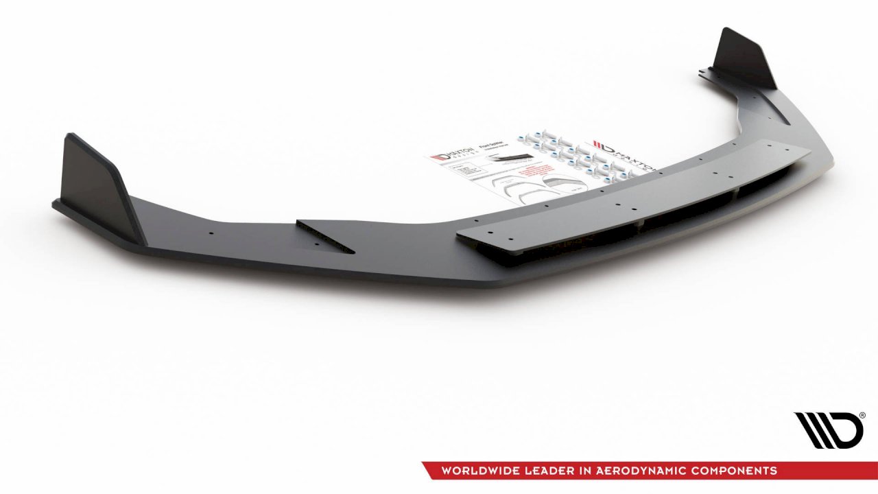 Maxton Design Racing Front Splitter V.2 For Volkswagen Golf MK7.5 R (2017-2020)