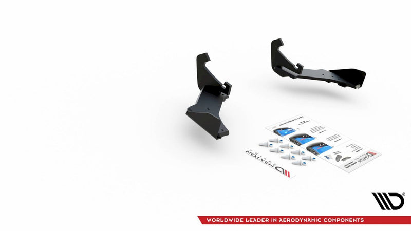 Maxton Design Racing Rear Side Splitters/Spats & Flaps for Volkswagen Golf MK7.5 R (2017-2019)