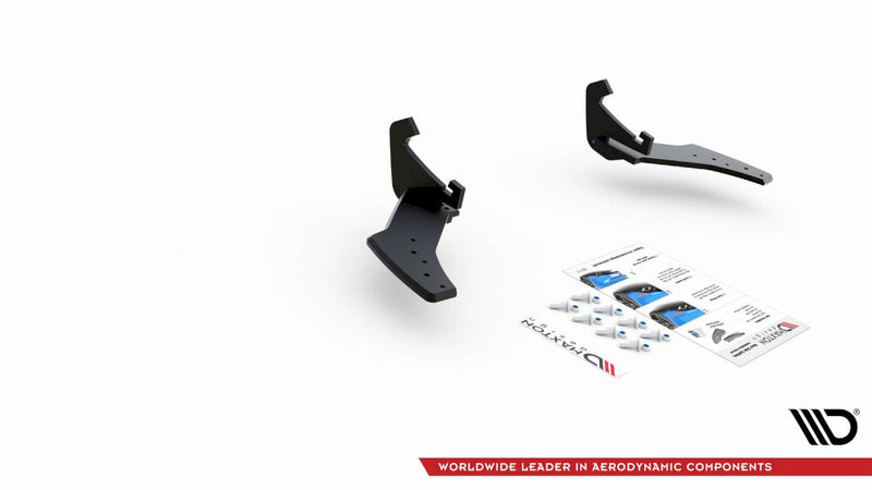 Maxton Design Racing Rear Side Splitters/Spats for Volkswagen Golf MK7.5 R (2017-2019)