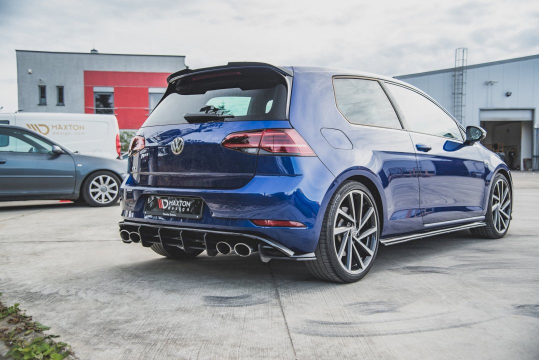 Maxton Design Racing Rear Side Splitters/Spats for Volkswagen Golf MK7.5 R (2017-2019)