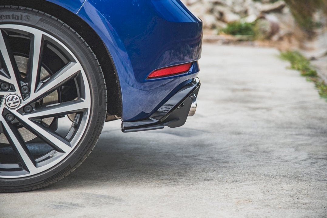 Maxton Design Racing Rear Side Splitters/Spats for Volkswagen Golf MK7.5 R (2017-2019)