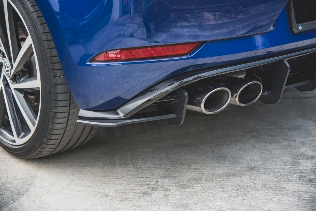Maxton Design Racing Rear Side Splitters/Spats for Volkswagen Golf MK7.5 R (2017-2019)