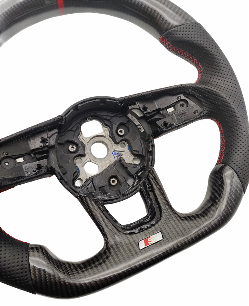 Audi A3 / S3 / RS3 Carbon Fibre Custom Steering Wheel (8V / 2016 - 2020 Models)