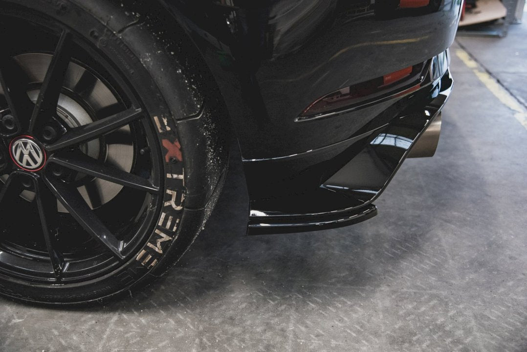 Maxton Design Rear Side Splitters/Spats For Volkswagen Golf MK7.5 GTI TCR (2019)