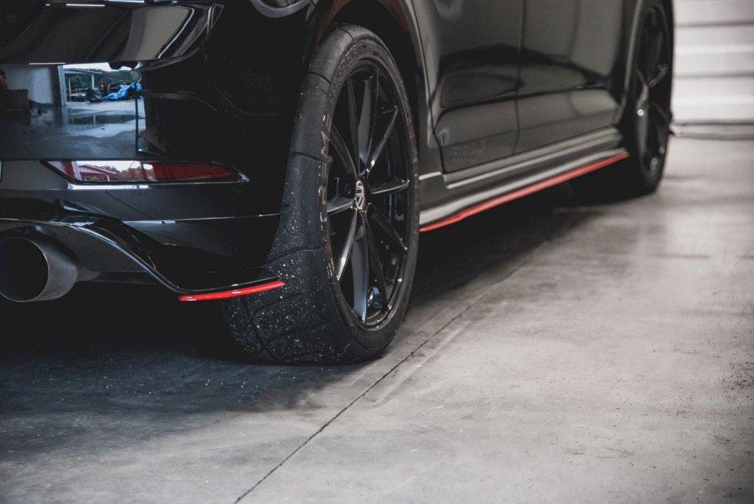Maxton Design Rear Side Splitters/Spats For Volkswagen Golf MK7.5 GTI TCR (2019)