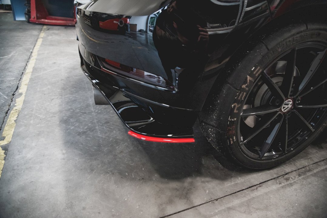 Maxton Design Rear Side Splitters/Spats For Volkswagen Golf MK7.5 GTI TCR (2019)