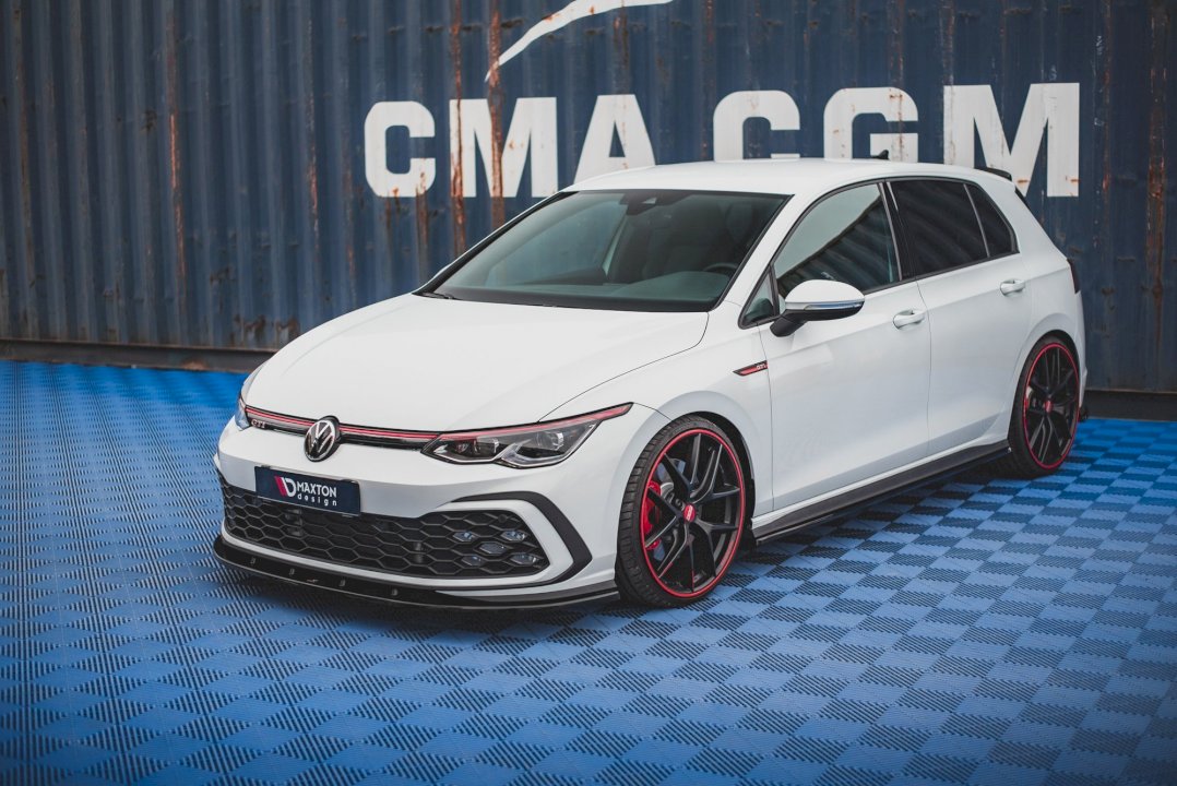 Maxton Design Front Splitter V.1 for Volkswagen Golf MK8 GTI (2020+)