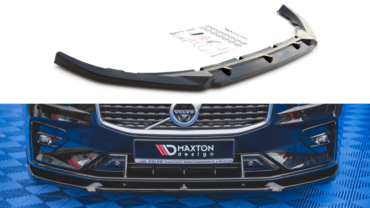 Maxton Design Front Splitter V.1 for Volvo S60 R-Design MK3