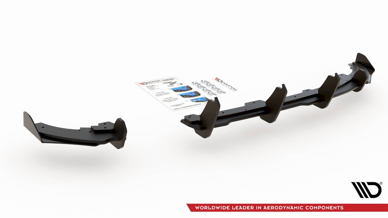 Maxton Design RACING REAR VALANCE (+FLAPS) VW POLO GTI MK6