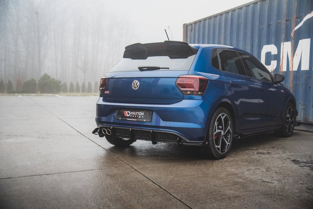 Maxton Design RACING REAR VALANCE (+FLAPS) VW POLO GTI MK6