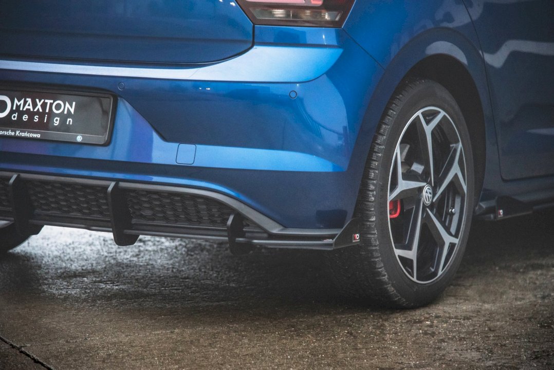 Maxton Design RACING REAR VALANCE (+FLAPS) VW POLO GTI MK6