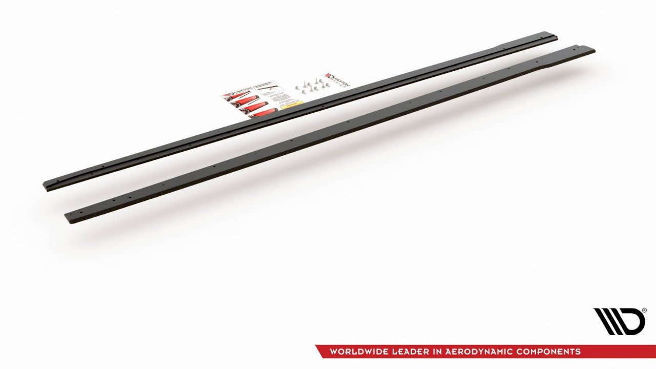 MAXTON RACING SIDE SKIRTS DIFFUSERS VW POLO GTI MK6 (2017-)