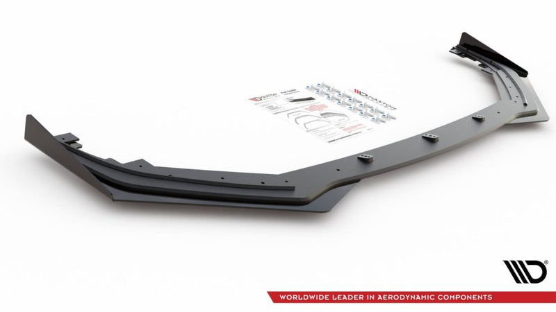 Maxton Design Racing Durability Front Splitter (+Flaps) for Toyota GR Yaris Mk4 (2020+)