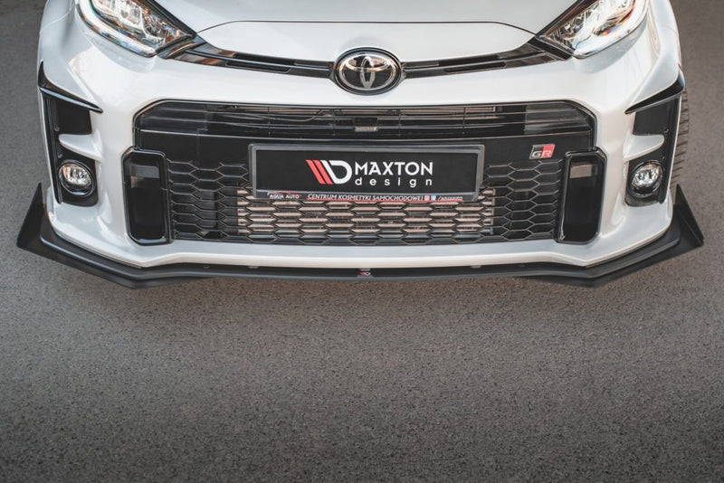 Maxton Design Racing Durability Front Splitter (+Flaps) for Toyota GR Yaris Mk4 (2020+)