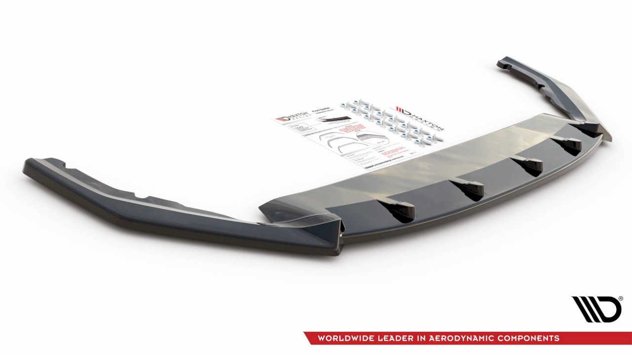 Maxton Design Front Splitter V.1 for Skoda Octavia RS MK4 (2020+)