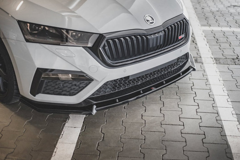 Maxton Design Front Splitter V.1 for Skoda Octavia RS MK4 (2020+)