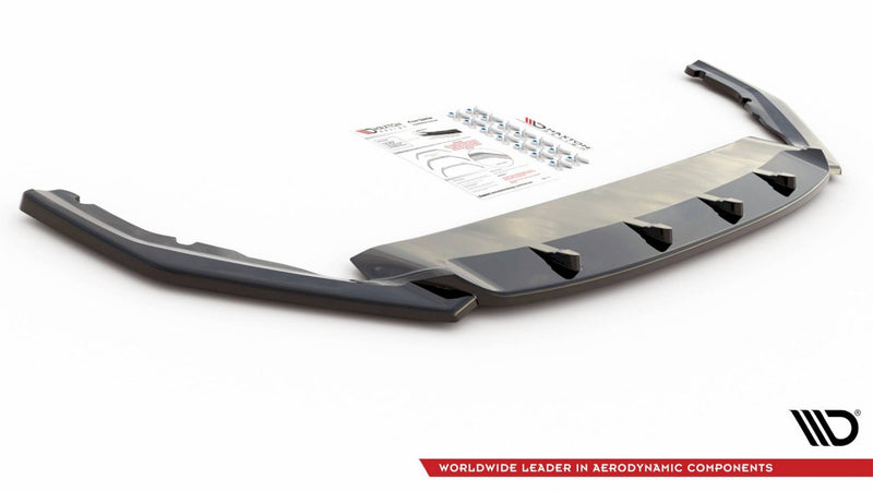 Maxton Design Front Splitter V.3 for Skoda Octavia RS MK4 (2020+)