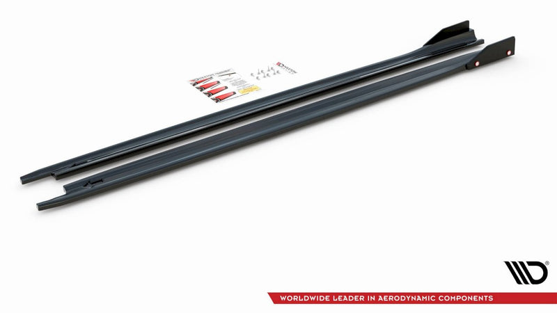 Maxton Design Side Skirts (+ Flaps) V.2 for Skoda Octavia RS MK4 (2020+)