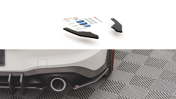 Maxton Design Racing Durability Rear Side Splitters/Spats For Volkswagen Golf MK8 GTI (2020+)