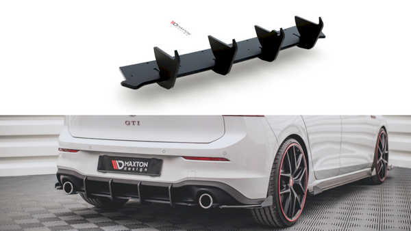 Maxton Design Racing Durability Rear Diffuser V.1 For Volkswagen Golf MK8 GTI (2020+)