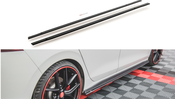 Maxton Design Racing Durability Side Skirts for Volkswagen Golf MK8 GTI / GTI Clubsport (2020+)