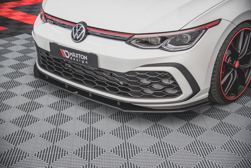 Maxton Design Racing Durability Front Splitter for Volkswagen Golf MK8 GTI (2020+)