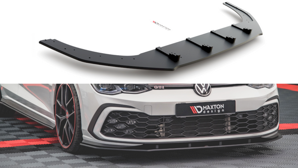 Maxton Design Racing Durability Front Splitter for Volkswagen Golf MK8 GTI (2020+)