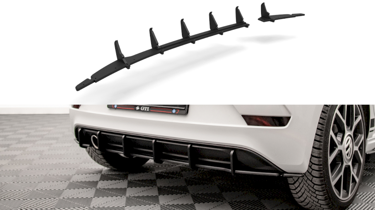Maxton Design Racing Durability Rear Diffuser For Volkswagen UP GTI (2018+)