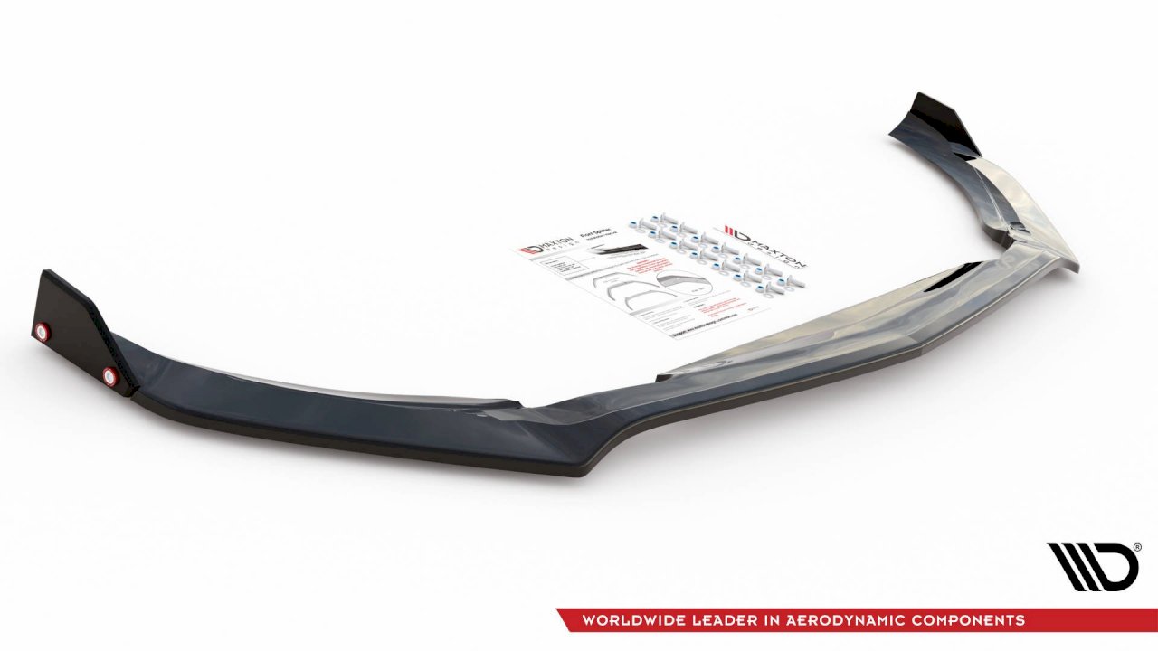 Maxton Design Front Splitter (+ Flaps) V.3 for Mercedes A45 S AMG W177 (2019+)