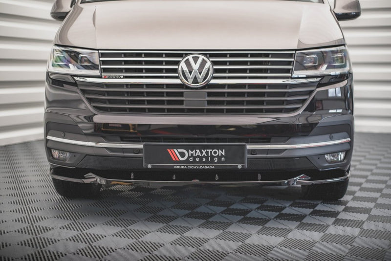 Maxton Design Front Splitter V.2 for Volkswagen T6 Facelift (2019-)