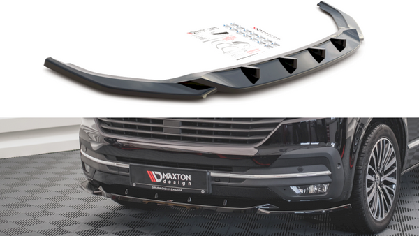 Maxton Design Front Splitter V.2 for Volkswagen T6 Facelift (2019-)