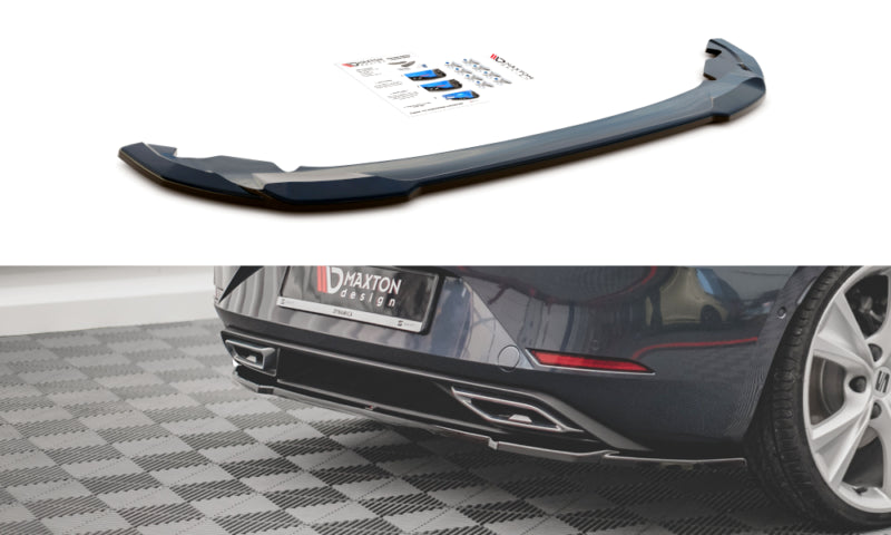 Maxton Design Central Rear Splitter Seat Leon FR Hatchback Mk4 (2020+)