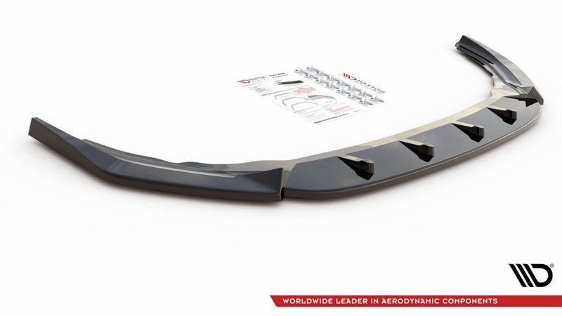 Maxton Design Front Splitter V.2 for Volkswagen Golf MK8 R (2020+)