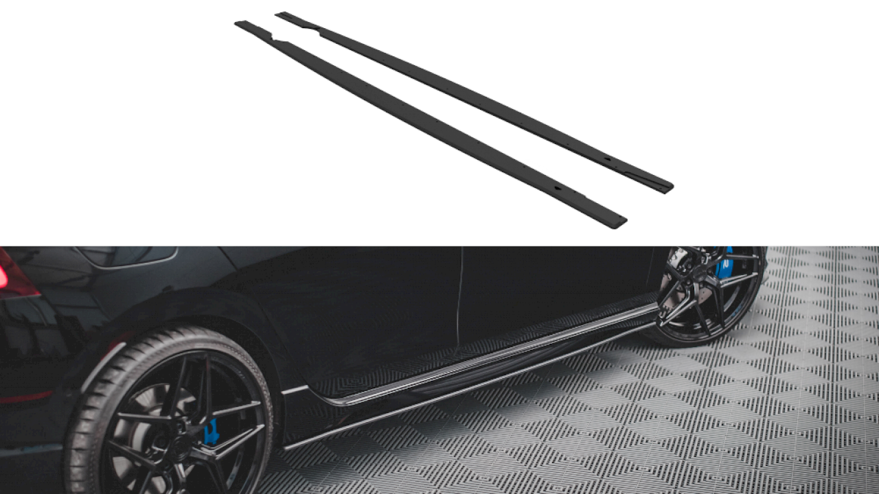 Maxton Design Street Pro Side Skirts for Volkswagen Golf MK8 R (2020+)