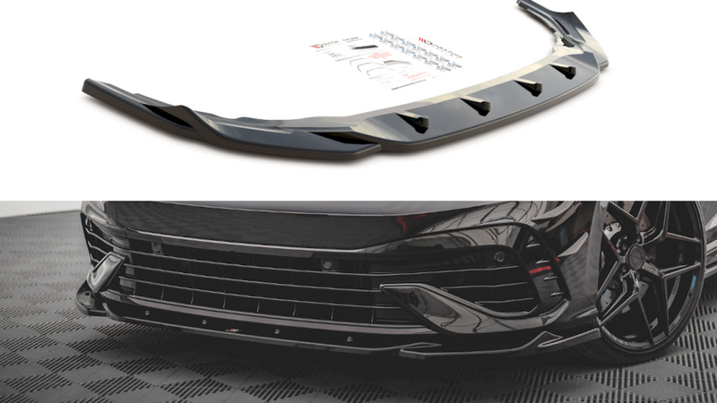 Maxton Design Front Splitter V.4 for Volkswagen Golf MK8 R (2020+)