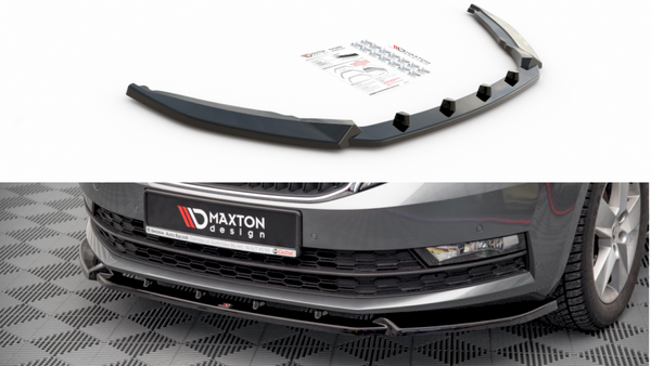 Maxton Design Front Splitter V.1 for Skoda Octavia MK3.5 (2016-2020)