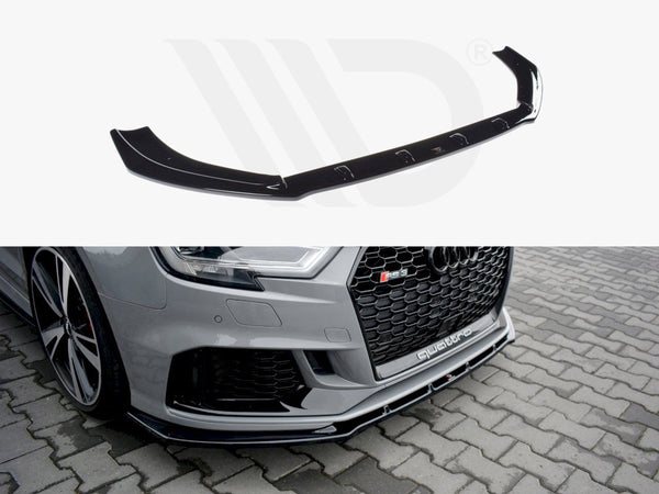 Maxton Design Front Splitter V.1 for Audi RS3 8V Facelift Sedan (2017-2020)