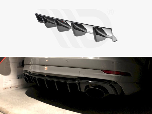 Maxton Design Rear Diffuser for Audi RS3 8V Facelift Sedan (2017-2020)