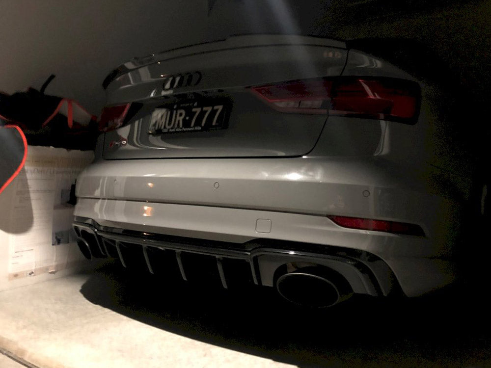 Maxton Design Rear Diffuser for Audi RS3 8V Facelift Sedan (2017-2020)