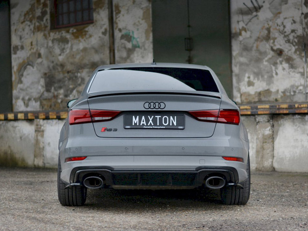Maxton Design Rear Side Splitters/Spats For Audi RS3 8V Facelift Sedan (2017-2020)