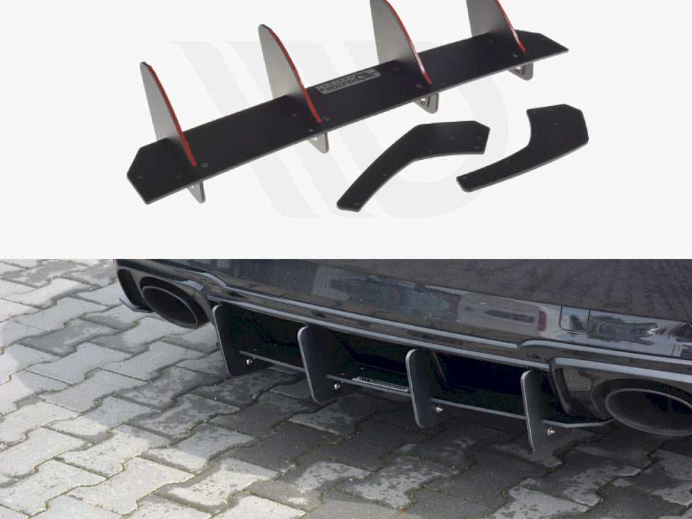 Maxton Design Rear Diffuser V.1 for Audi RS3 8V Sportback Facelift (2017-2020)