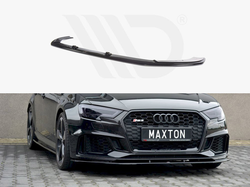 Maxton Design Front Splitter V.1 for Audi RS3 8V Sportback Facelift (2017-2021)