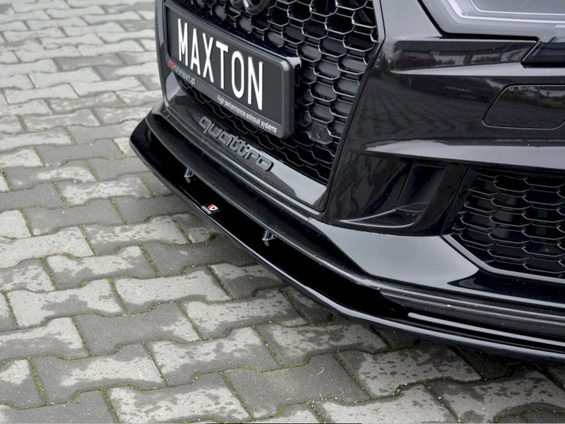 Maxton Design Front Splitter V.1 for Audi RS3 8V Sportback Facelift (2017-2021)