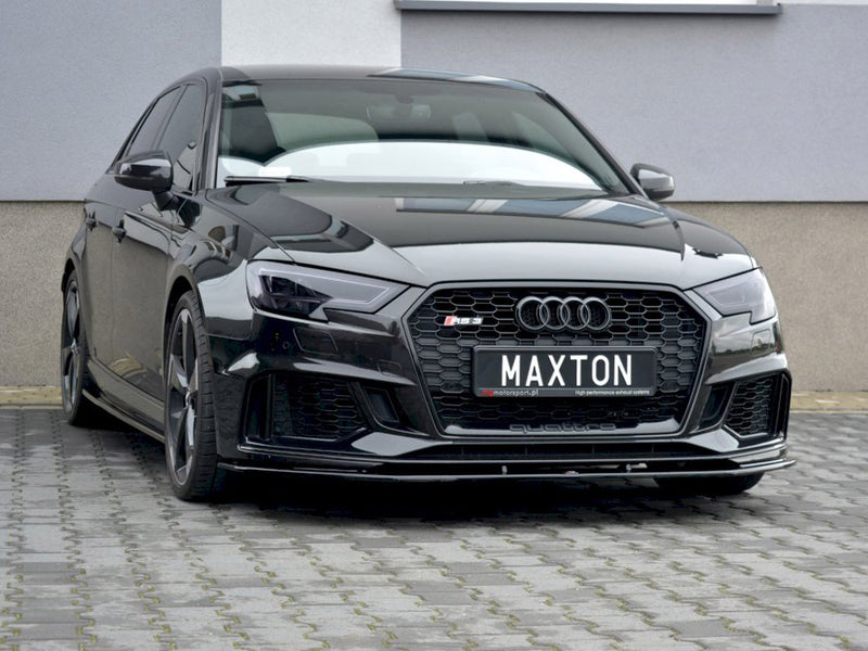 Maxton Design Front Splitter V.1 for Audi RS3 8V Sportback Facelift (2017-2021)