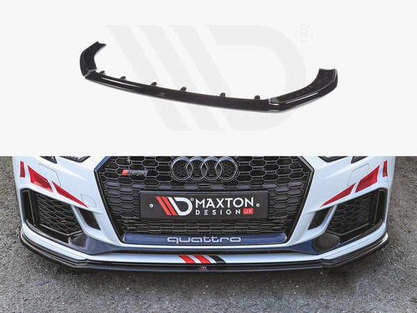 Maxton Design Front Splitter V.2 for Audi RS3 8V Sportback Facelift (2017-2021)