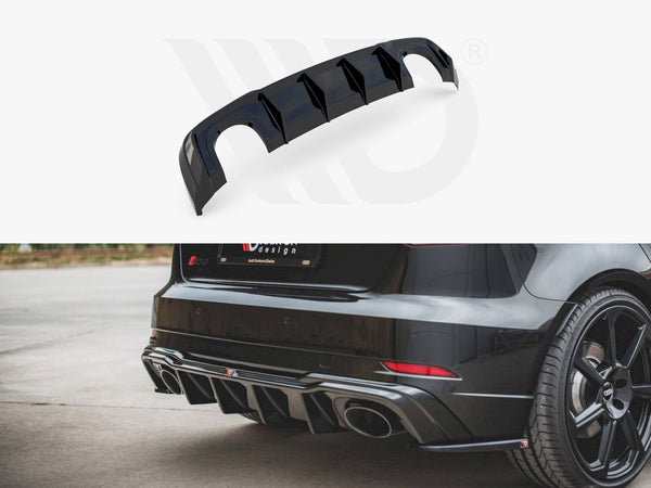 Maxton Design Rear Valance V.2 for Audi RS3 8V Sportback Facelift (2017-2020)