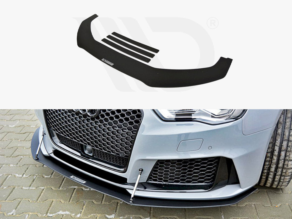Maxton Design Front Racing Splitter for Audi RS3 8VA Sportback Pre-Facelift (2015-2016)