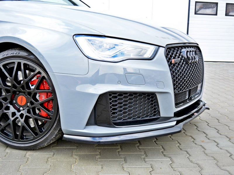 Maxton Design Front Splitter V.1 for Audi RS3 8VA Sportback Pre-Facelift (2015-2016)